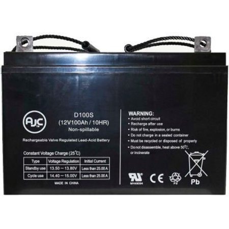 BATTERY CLERK AJC® Deka 8G30H 12V 100Ah Sealed Lead Acid Battery DEKA-8G30H